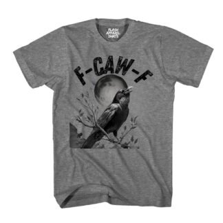 Black Crow Shirt Black Bird Novelty T-Shirt Funny Moon Gothic Adult Humor Gift Tee Shirts Men Women