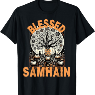 Blessed Samhain design for wicca practicers,pagans, wiccans T-Shirt