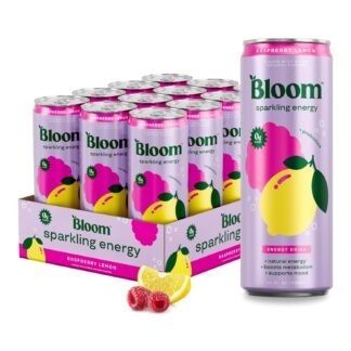 Bloom Nutrition Sparkling Energy Drink - Apple/ Glacier Variety Pack - Natural Caffeine, Zero Sugar, 180mg Caffeine - Antioxidant-Rich with Green Coffee Bean, Green Tea Extract,...