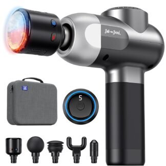 BOB AND BRAD C2 Pro Massage Gun with Heat and Cold Therapy, FSA Eligible & HSA Approved Mini Massager Gun Deep Tissue, Heated Professional Electric Back Massager for Athletes