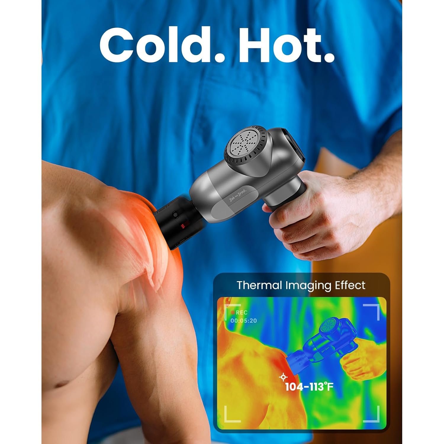 BOB AND BRAD C2 Pro Massage Gun with Heat and Cold Therapy FSA Eligible HSA Approved Mini Massager Gun Deep Tissue Heated Professional Electric Back Massager for Athletes - lunas-mystic-emporium.com BOB AND BRAD C2 Pro Massage Gun with Heat and Cold Therapy, FSA Eligible & HSA Approved Mini Massager Gun Deep Tissue, Heated Professional Electric Back Massager for Athletes