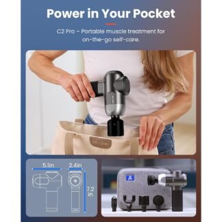 BOB AND BRAD C2 Pro Massage Gun with Heat and Cold Therapy FSA Eligible HSA Approved Mini Massager Gun Deep Tissue Heated Professional Electric Back Massager for Athletes - lunas-mystic-emporium.com BOB AND BRAD C2 Pro Massage Gun with Heat and Cold Therapy, FSA Eligible & HSA Approved Mini Massager Gun Deep Tissue, Heated Professional Electric Back Massager for Athletes