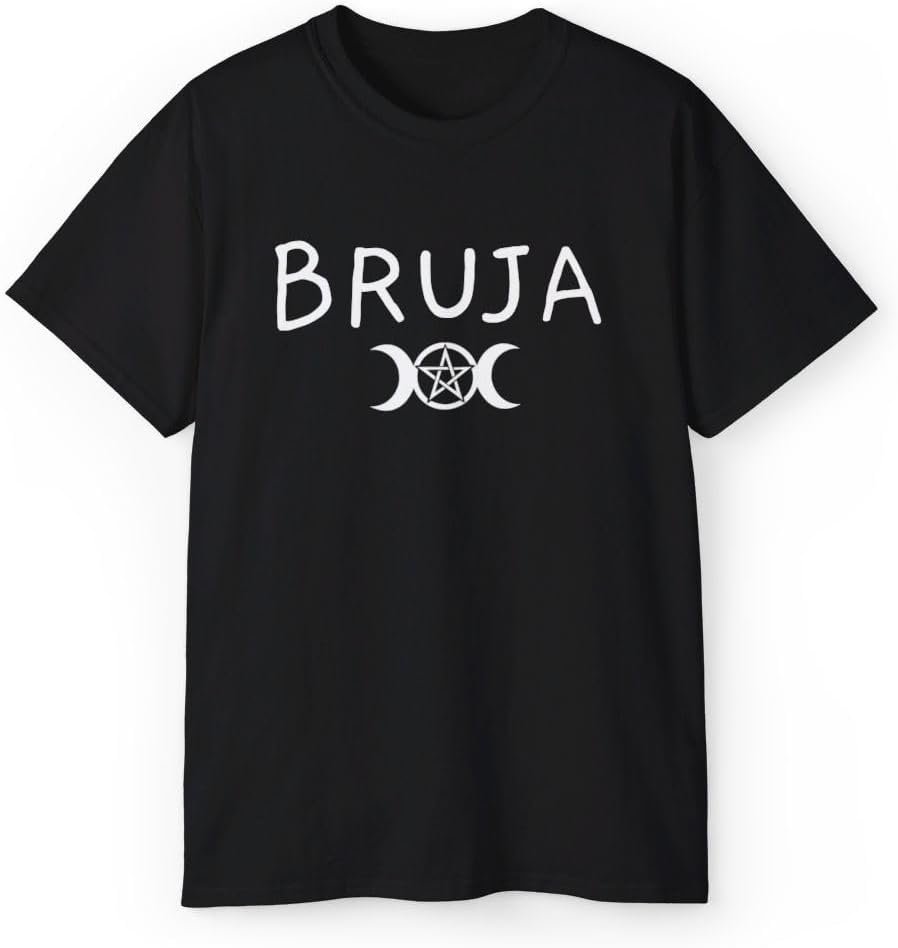 Bruja Witch Wiccan Occult Adult T-Shirt - lunas-mystic-emporium.com Bruja Witch Wiccan Occult Adult T-Shirt