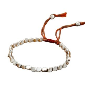 Buddha & Karma Tibetan Copper Beads Bracelet – Handmade Energy Healing for Strength, Balance & Protection – Adjustable Spiritual for Men & Women