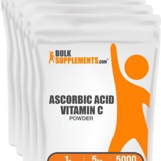 BulkSupplements.com Ascorbic Acid Powder - Vitamin C Supplement, for Immune Support - Ascorbic Acid Food Grade, Gluten Free, 1g per Serving, 100g (3.5 oz) (Pack of 1)