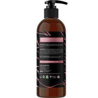 Calming Massage Oil for Massage Therapy - Home Spa Full Body Massage Oil for Sore Muscles for Pro or Home Use with Moisturizing Sweet Almond Oil and Lavender Essential Oil - Non...