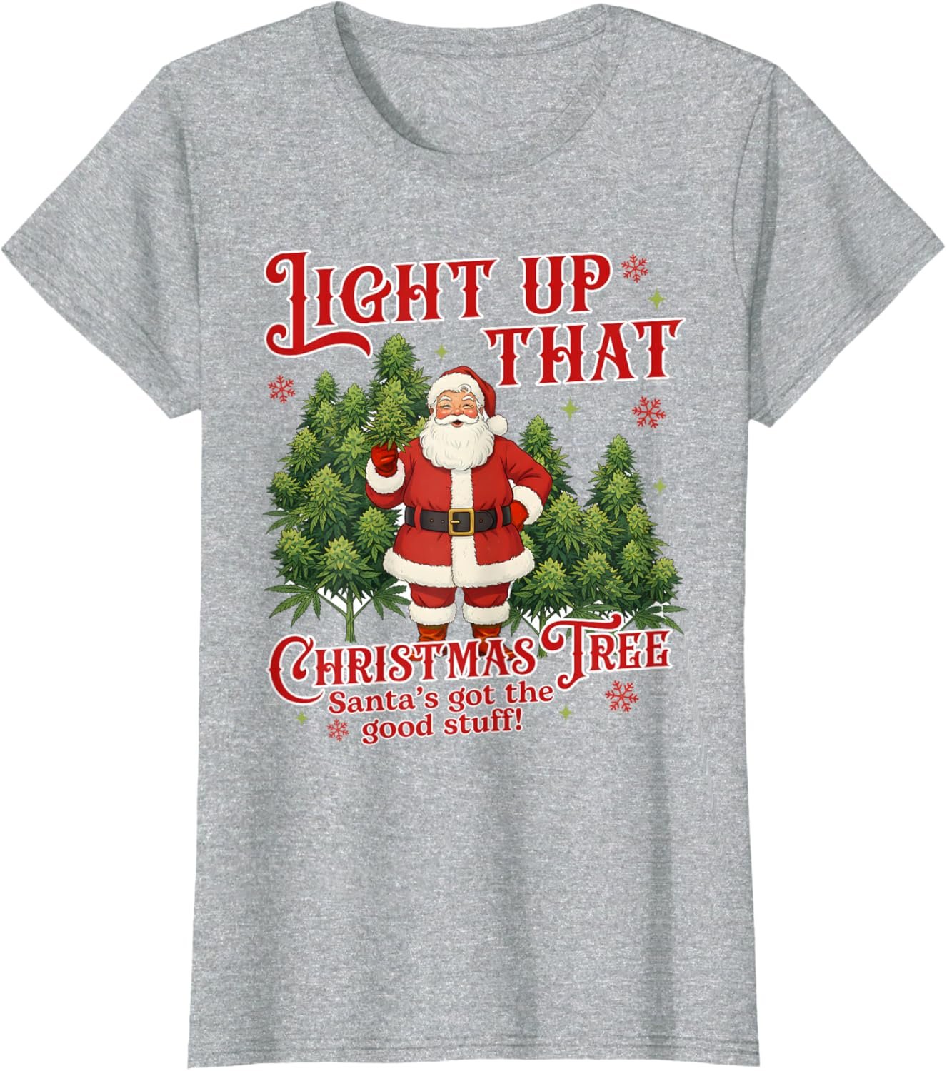 Cannabis Weed Lover Smoking 420 Light Up Christmas Tree T-Shirt - lunas-mystic-emporium.com Cannabis Weed Lover Smoking 420 Light Up Christmas Tree T-Shirt