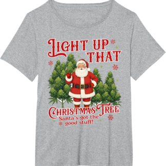 Cannabis Weed Lover Smoking 420 Light Up Christmas Tree T-Shirt - lunas-mystic-emporium.com Cannabis Weed Lover Smoking 420 Light Up Christmas Tree T-Shirt