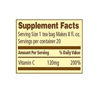 Celestial Seasonings Citrus Sunrise Herbal Supplement Tea, 20 Count