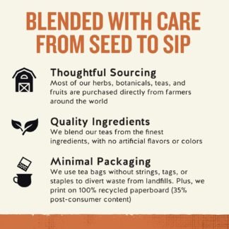 Celestial Seasonings Country Peach Passion Herbal Tea, 20 Tea Bags Box