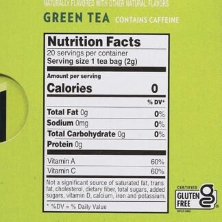 Celestial Seasonings Green Antioxidant Tea, Contains Caffeine, 20 Tea Bags (Pack of 6)