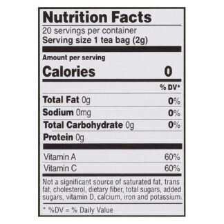 Celestial Seasonings Green Antioxidant Tea, Contains Caffeine, 20 Tea Bags (Pack of 6)