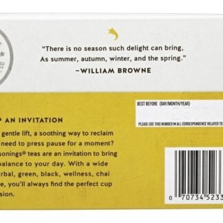 Celestial Seasonings Herbal Tea, Jammin' Lemon Ginger, 20 Count Box