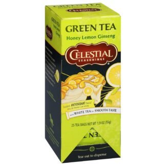 Celestial Seasonings Honey Lemon Ginseng Green Tea 25 Tea Bags