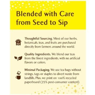 Celestial Seasonings Lemon Honey Drop Herbal Tea, 16 Tea Bags Box