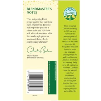 Celestial Seasonings Matcha Green Tea 20 Tea Bags