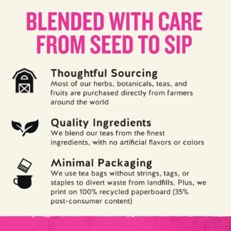 Celestial Seasonings SheWell Raspberry Leaf Wellness Tea, Caffeine Free, 16 Tea Bags Box