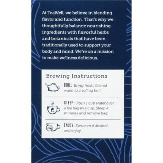 Celestial Seasonings TeaWell Herbal Tea, Daily Wellness, Organic Honey Lemon, 12 Count