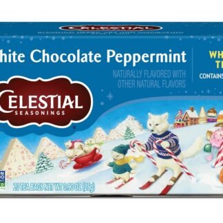 Celestial Seasonings White Chocolate Peppermint White Tea Bags, 20 Tea Bags