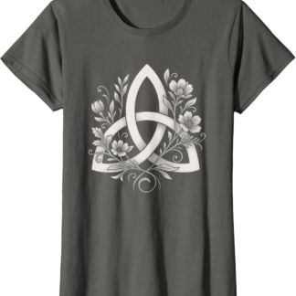 Celtic Knot Triquetra Druid Floral Flowers Pagan Symbol Art T-Shirt - lunas-mystic-emporium.com Celtic Knot Triquetra Druid Floral Flowers Pagan Symbol Art T-Shirt