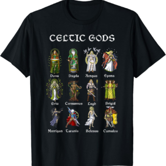 Celtic Mythology Gods Norse Viking Warriors Pagan Nordic T-Shirt