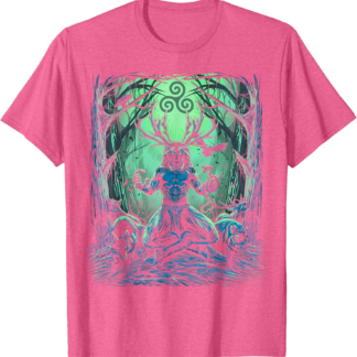 Cernunnos Irish Celtic Pagan Mythology Scottish Wicca God T-Shirt - lunas-mystic-emporium.com Cernunnos Irish Celtic Pagan Mythology Scottish Wicca God T-Shirt