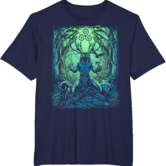 Cernunnos Irish Celtic Pagan Mythology Scottish Wicca God T-Shirt - lunas-mystic-emporium.com Cernunnos Irish Celtic Pagan Mythology Scottish Wicca God T-Shirt