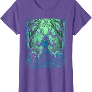 Cernunnos Irish Celtic Pagan Mythology Scottish Wicca God T-Shirt - lunas-mystic-emporium.com Cernunnos Irish Celtic Pagan Mythology Scottish Wicca God T-Shirt