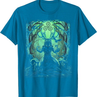 Cernunnos Irish Celtic Pagan Mythology Scottish Wicca God T-Shirt - lunas-mystic-emporium.com Cernunnos Irish Celtic Pagan Mythology Scottish Wicca God T-Shirt