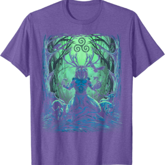 Cernunnos Irish Celtic Pagan Mythology Scottish Wicca God T-Shirt - lunas-mystic-emporium.com Cernunnos Irish Celtic Pagan Mythology Scottish Wicca God T-Shirt