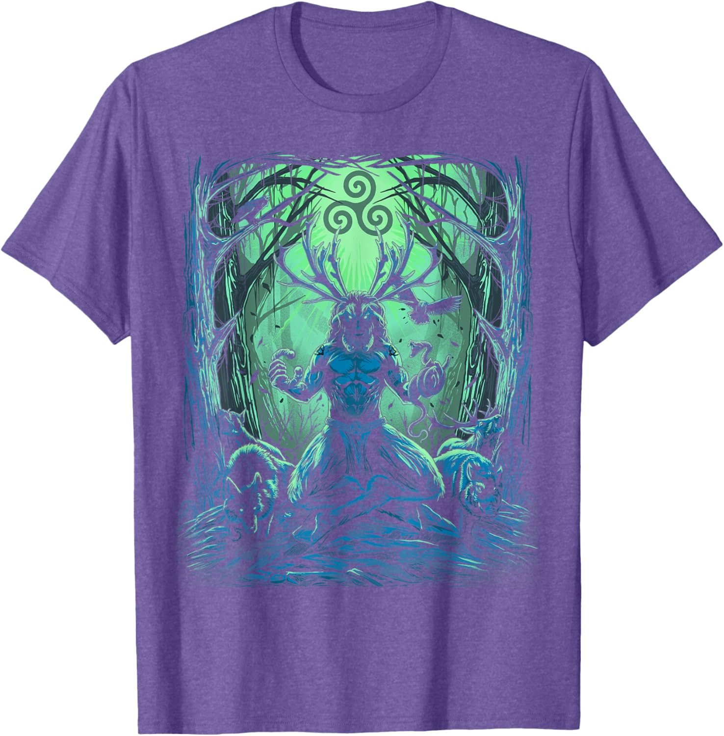 Cernunnos Irish Celtic Pagan Mythology Scottish Wicca God T-Shirt - lunas-mystic-emporium.com Cernunnos Irish Celtic Pagan Mythology Scottish Wicca God T-Shirt