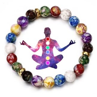 Chakra Bracelets for Women Healing Stone Bracelet Beaded Bracelet Yoga Balance Energy Essential Oil Anxiety Relief Jewelry Gifts trendy fashion