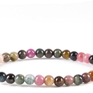 Cherry Tree Collection - Small, Medium, Large Sizes - Gemstone Beaded Bracelets For Women and Men - 4mm Round Beads