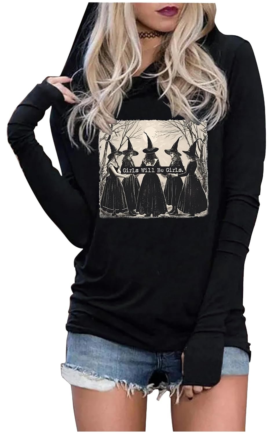 CHUNTIANRAN Hoodies Shirts for Women Early Fall Long Sleeve Tops Vintage Graphic Outfits Tops Fashion Pullover Tees 2025 - lunas-mystic-emporium.com CHUNTIANRAN Hoodies Shirts for Women Early Fall Long Sleeve Tops Vintage Graphic Outfits Tops Fashion Pullover Tees 2025