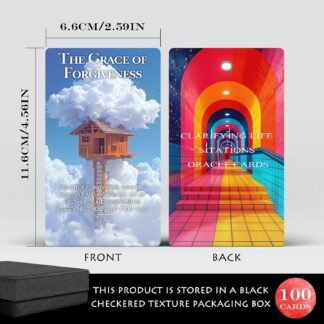 Clarifying Life Situations Oracle Cards, 100 Cards Oracle Deck for Beginners Cover Life Love Career