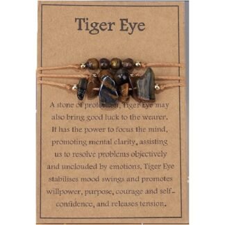 COLORFUL BLING 3Pcs Natural Stone Bracelet for Women Men Healing Crystal Chip Bead Bracelets Spiritual Amethyst Rose Quartz Chakra Bracelets Set Anxiety Reiki Energy Power...