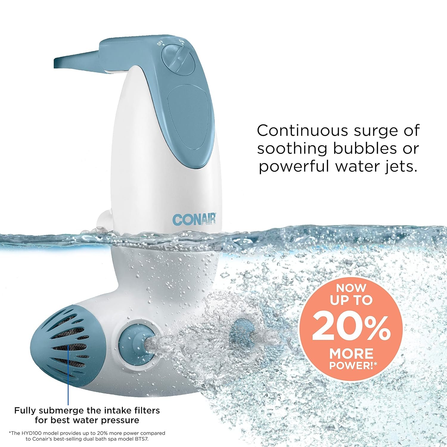 Conair Jet Hydro Spa - Portable Bath Spa with Dual Hydro Jets for Tub - Bath Spa Jet for Tub Creates Soothing Bubbles andor Massage - Spa Bath for at Home Use - lunas-mystic-emporium.com Conair Jet Hydro Spa - Portable Bath Spa with Dual Hydro Jets for Tub - Bath Spa Jet for Tub Creates Soothing Bubbles and/or Massage - Spa Bath for at Home Use