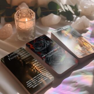 Confession of Soulmate Oracle Cards, African American Black Love Oracle Cards Deck with Meanings on Them, Soulmates and Twin Flames Oracle Cards for Beginner, Love Relationships...