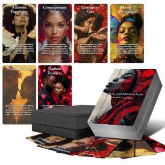 Confession of Soulmate Oracle Cards, African American Black Love Oracle Cards Deck with Meanings on Them, Soulmates and Twin Flames Oracle Cards for Beginner, Love Relationships...