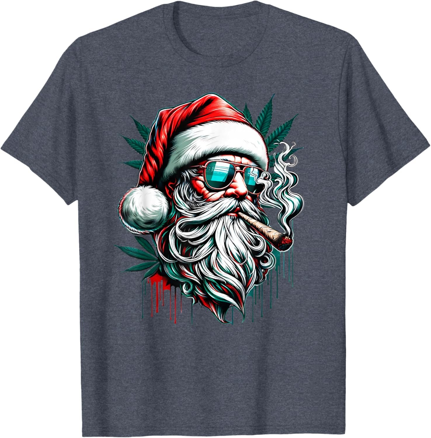 Cool Santa Claus Smoking Weed Marijuana 420 Christmas T-Shirt - lunas-mystic-emporium.com Cool Santa Claus Smoking Weed Marijuana 420 Christmas T-Shirt