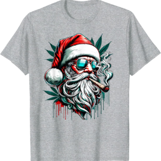 Cool Santa Claus Smoking Weed Marijuana 420 Christmas T-Shirt - lunas-mystic-emporium.com Cool Santa Claus Smoking Weed Marijuana 420 Christmas T-Shirt