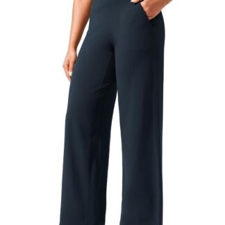 CRZ YOGA Butterlift Wide Leg Pants Pockets 29"/31"/33" - High Waisted Yoga Lounge Buttery Soft Comfy Casual Womens