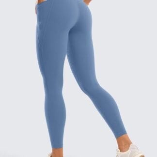 CRZ YOGA Butterluxe Workout Leggings Pockets 25'' - High Waisted Gym Womens Yoga Pants Buttery Soft