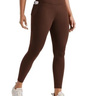 CRZ YOGA Butterluxe Workout Leggings Pockets 25'' - High Waisted Gym Womens Yoga Pants Buttery Soft