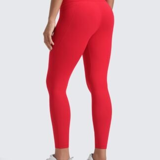 CRZ YOGA Butterluxe Workout Leggings Pockets 25'' - High Waisted Gym Womens Yoga Pants Buttery Soft