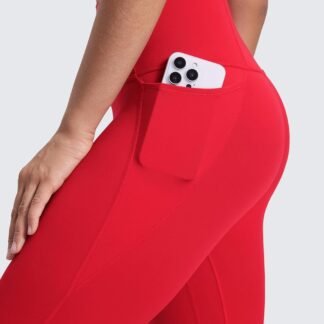 CRZ YOGA Butterluxe Workout Leggings Pockets 25'' - High Waisted Gym Womens Yoga Pants Buttery Soft