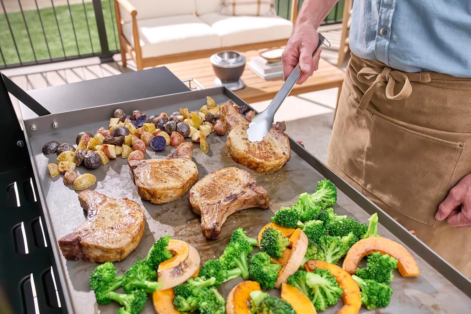 Cuisinart 24-Piece Griddle Tool Set with Storage Tote Stainless Steel Flat Top Grill Accessories with Spatulas Melting Dome Smash Burger Press Scraper Tongs Perfect for - lunas-mystic-emporium.com Cuisinart 24-Piece Griddle Tool Set with Storage Tote, Stainless Steel Flat Top Grill Accessories with Spatulas, Melting Dome, Smash Burger Press, Scraper & Tongs, Perfect for...