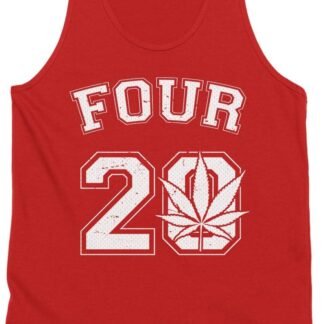 Cybertela Men's Four 20 Marijuana Weed 420 Tank Top
