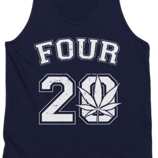 Cybertela Men's Four 20 Marijuana Weed 420 Tank Top