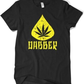 Cybertela Men's Marijuana Dabber, Weed Cannabis 420 T-Shirt